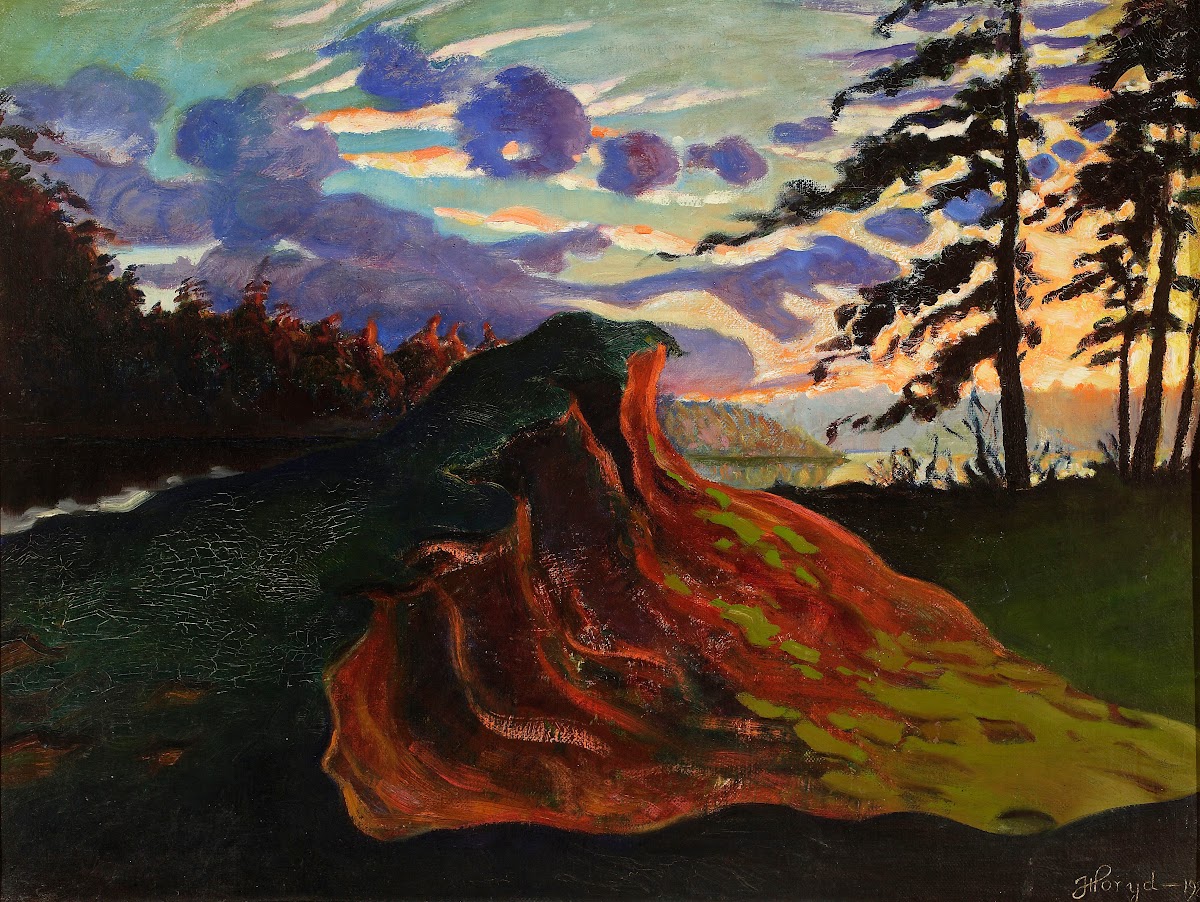 Landscape with a hill 1925