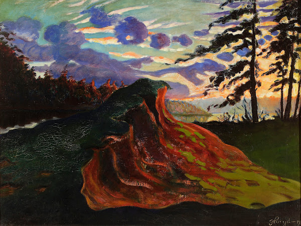Landscape with a hill 1925