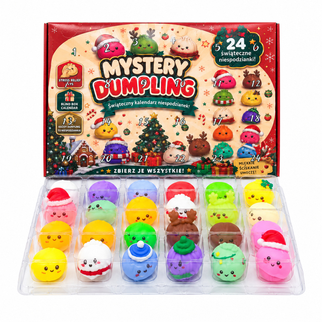 Christmas Advent Calendar with Surprise Figures