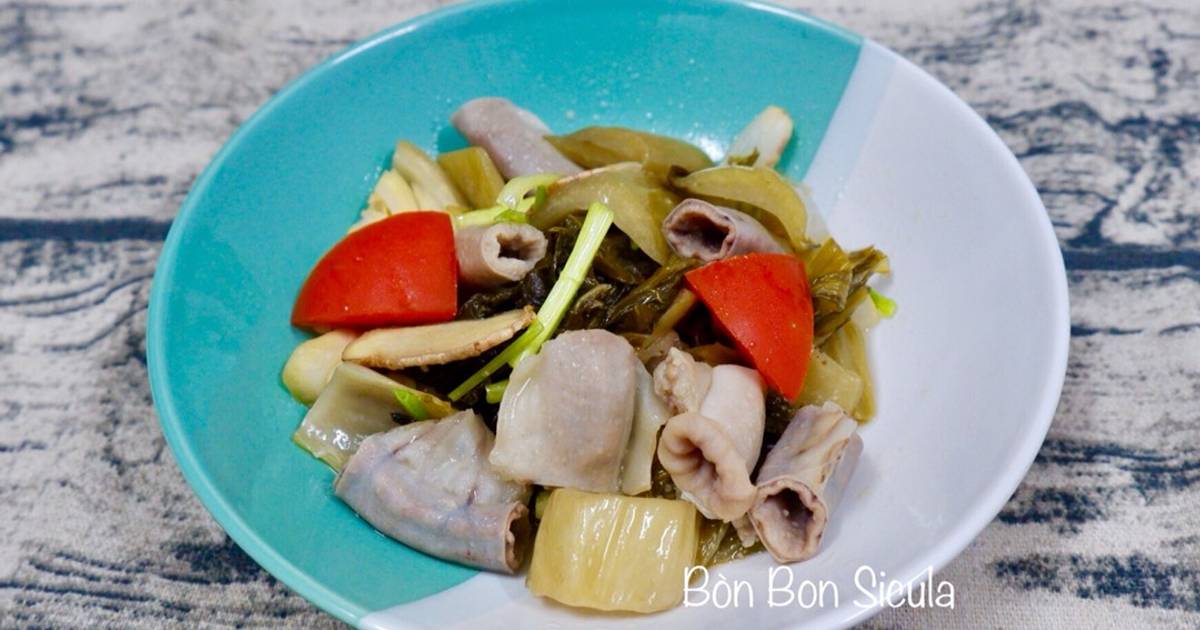 Lòng non xào Cải chua