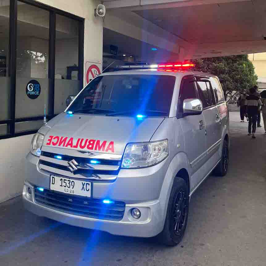 Interior kabin ambulance jenazah Cimahi