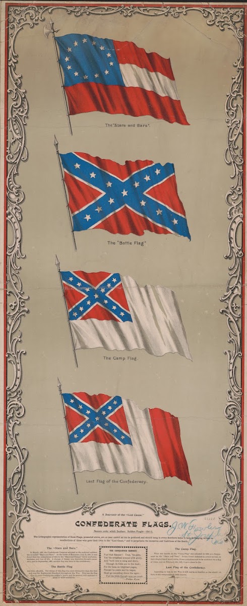 Confederate Flags A Souvenir Of The Lost Cause 1897