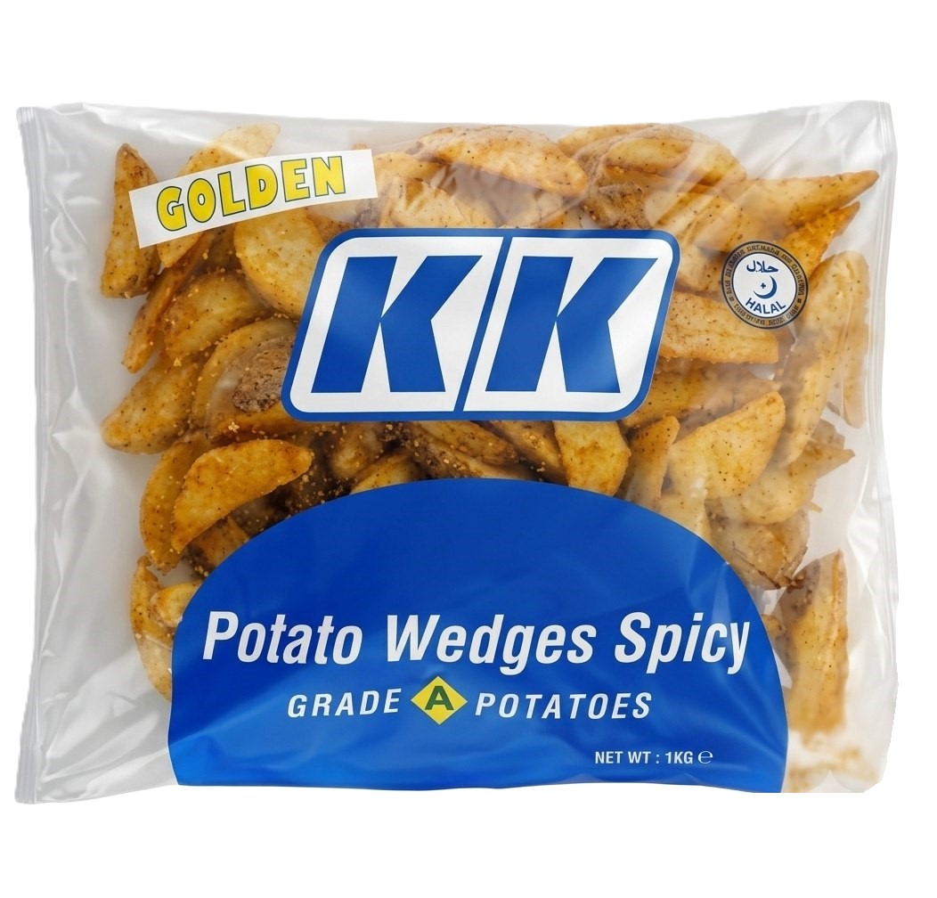 KK Potato Wedges Spicy 1kg