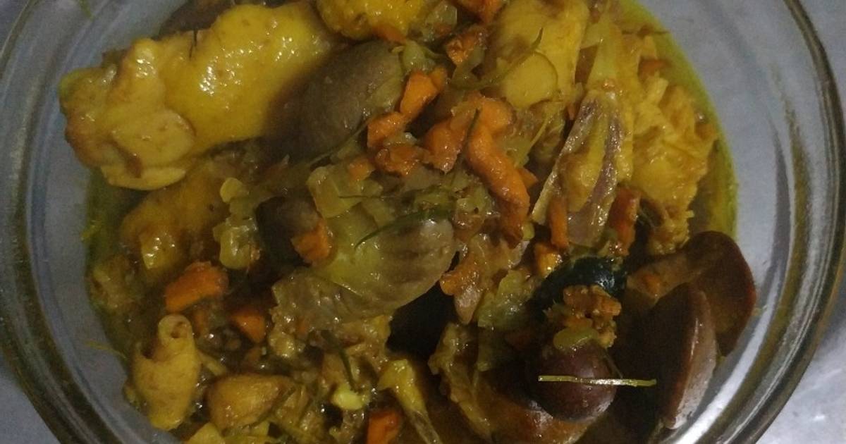Gà kho nghệ đưa cơm ngày xuân