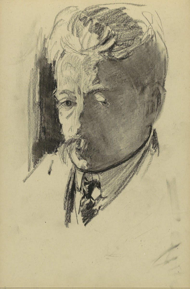 Portret van schrijver Jan Hofker 1905 1906