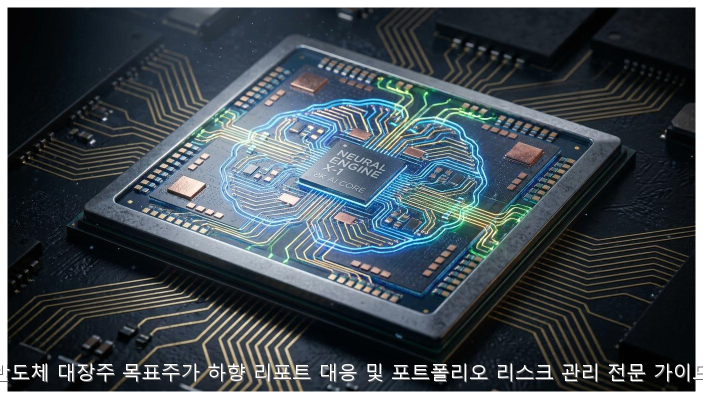 반도체 대장주 목표주가 하향 리포트 대응 및 포트폴리오 리스크 관리 전문 가이드 핵심 안내 및 분석 인포그래픽 (8)