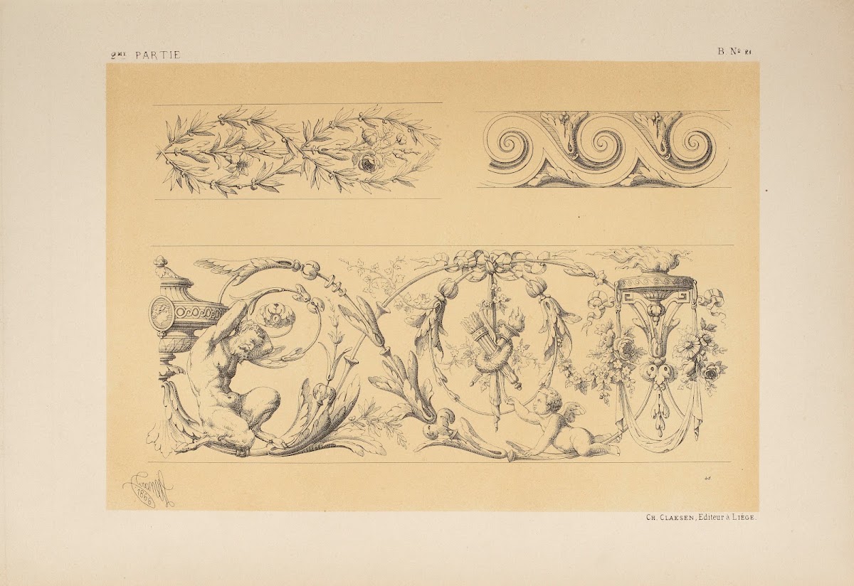 Frises Genre Louis XVI 1866