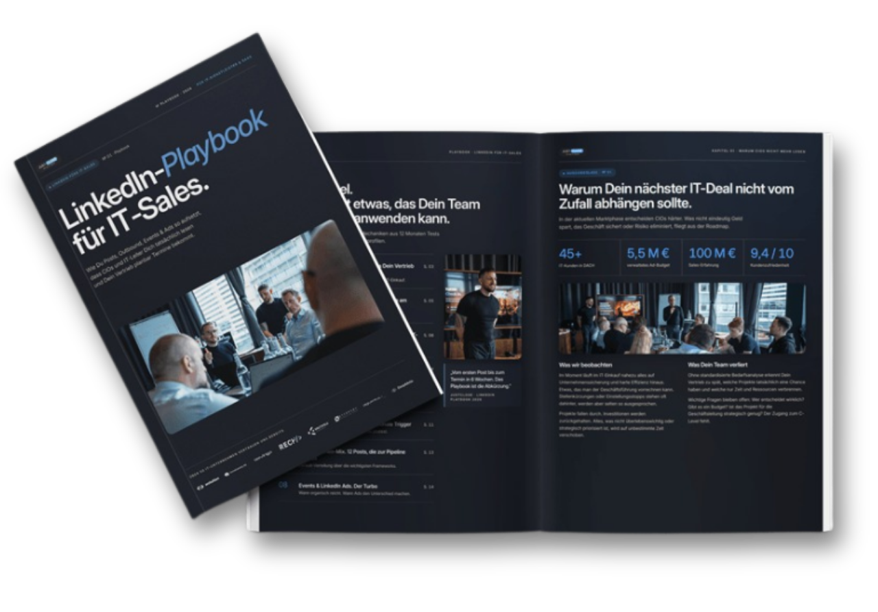 LinkedIn IT Sales Playbook – Mockup