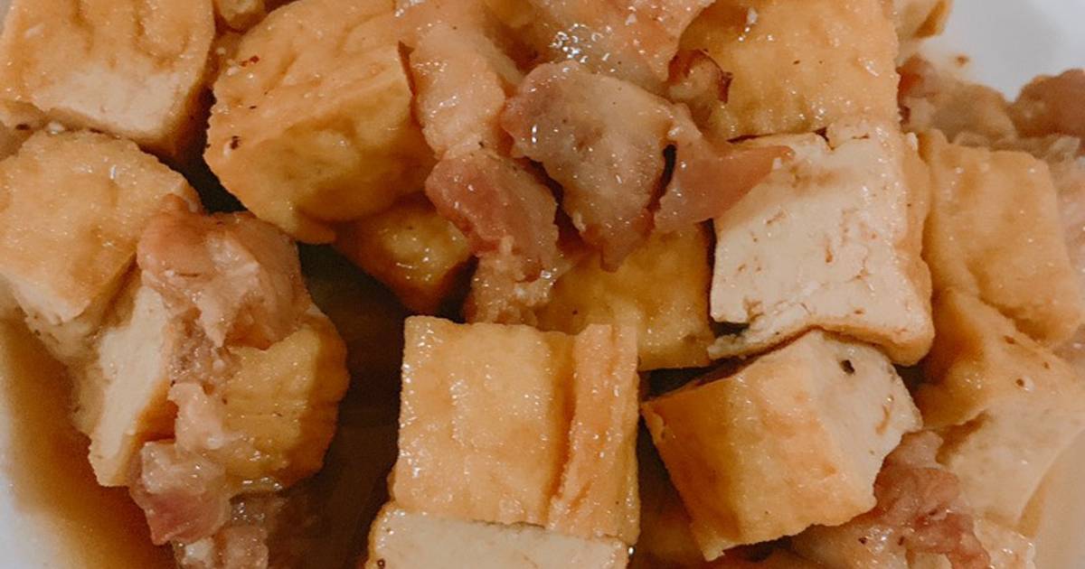 Thịt kho đậu hủ