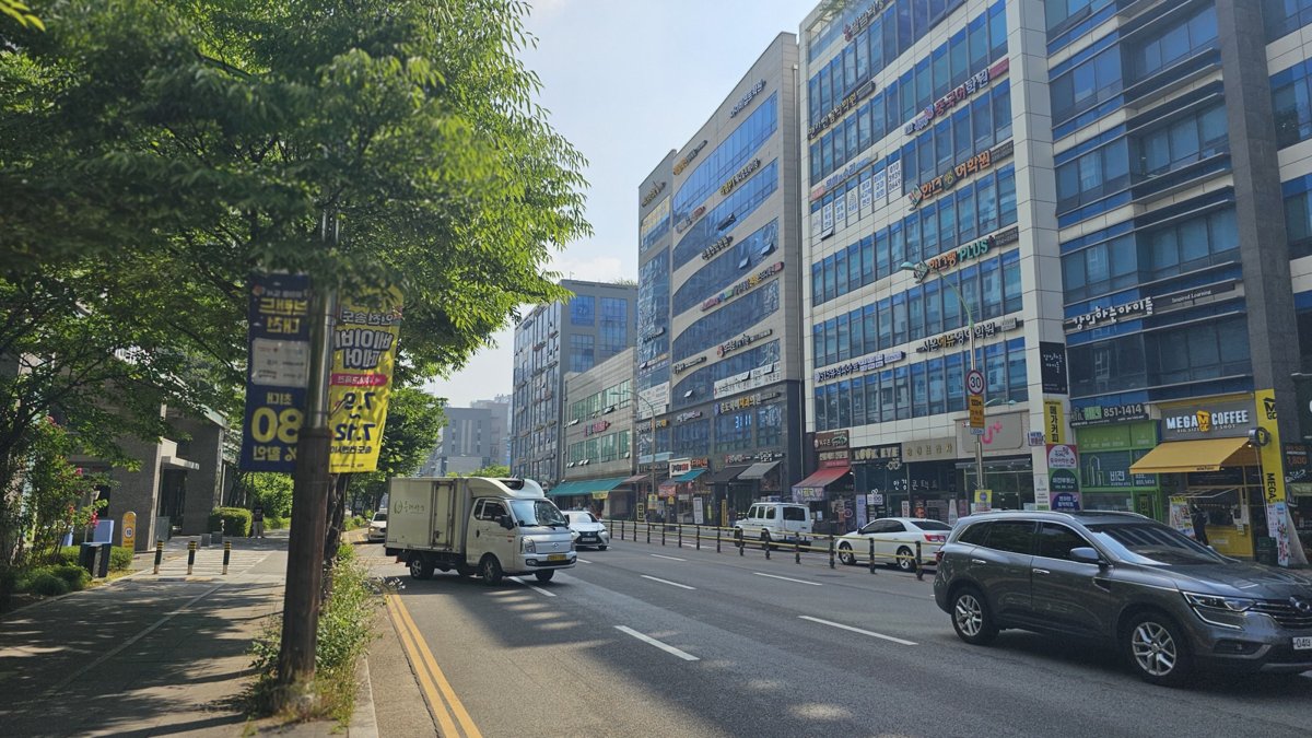 단지 인근 거리 전경