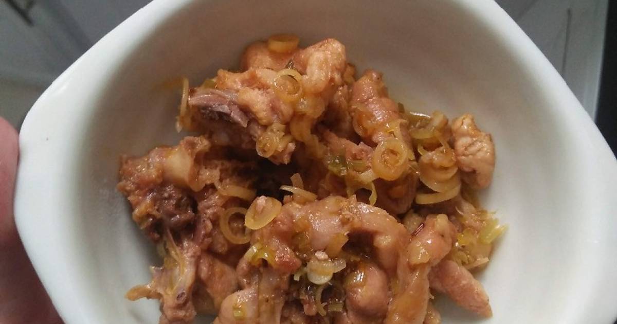 Gà kho sả cho bé