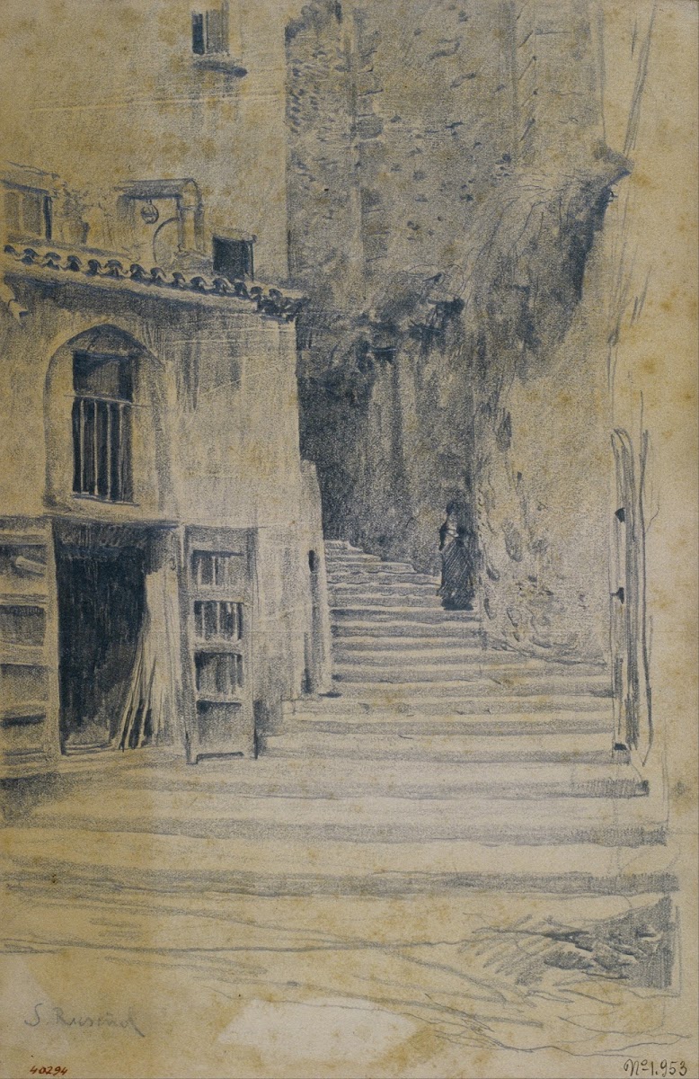 Village Street Granada circa 1895