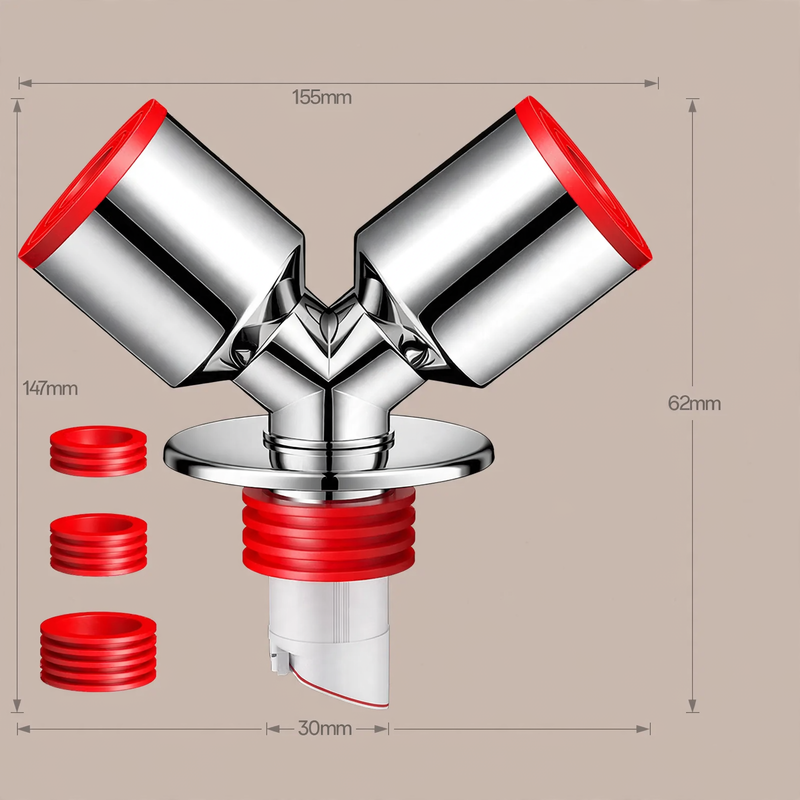 Y-shaped drain pipe for washing machine and dryer