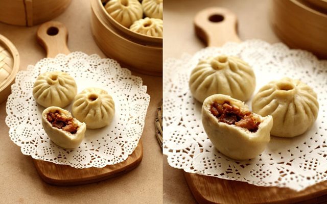 Bánh Bao Nhân Thịt Ba Chỉ