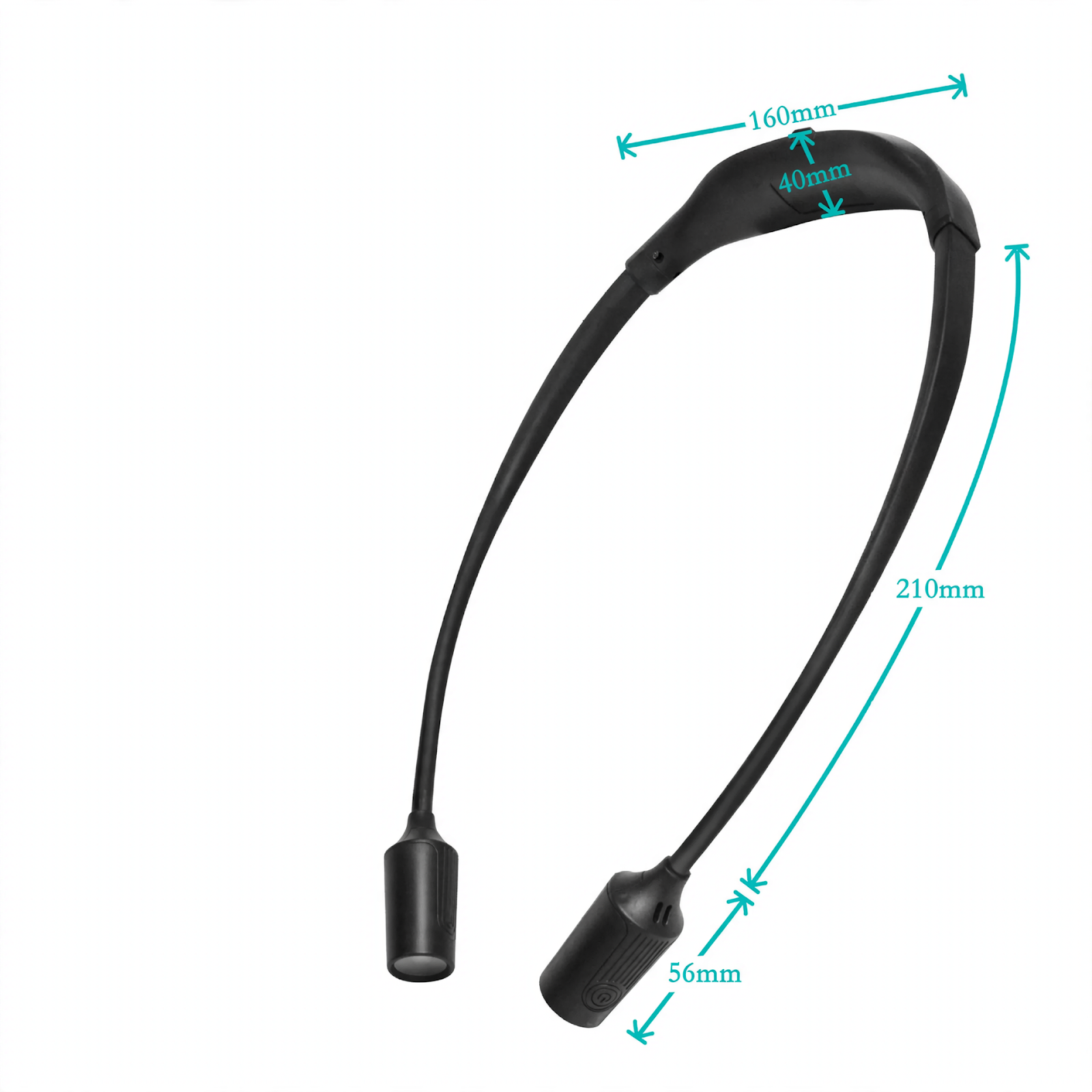 Rechargeable Neck Reading Lamp, 1000 mAh