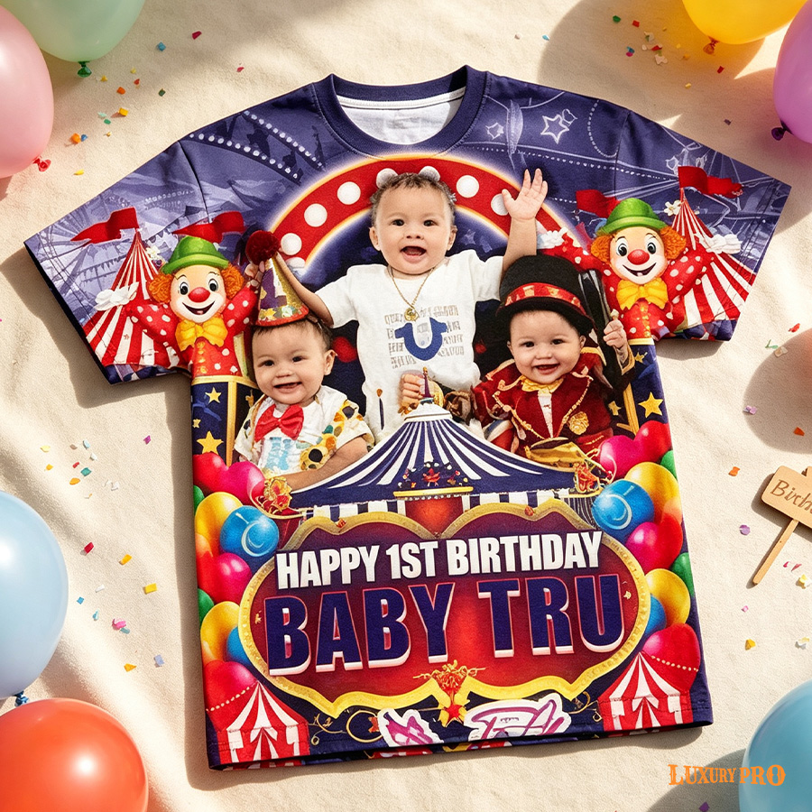 AOP KHU Kids Short Sleeve T-Shirt
