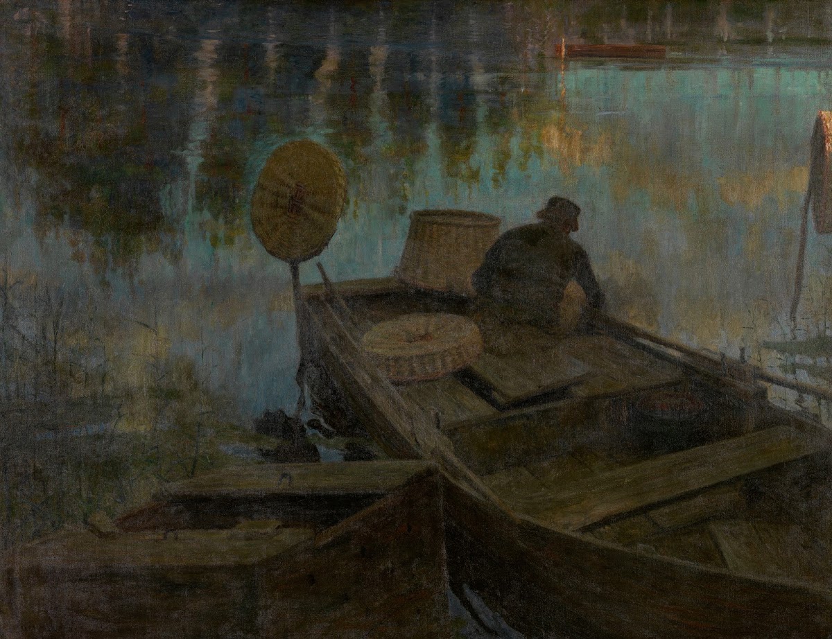 Fisherman in the Moonlight