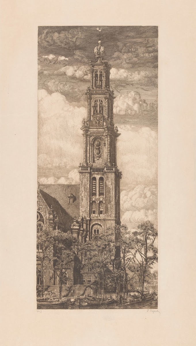 Westertoren in Amsterdam 1907 1908