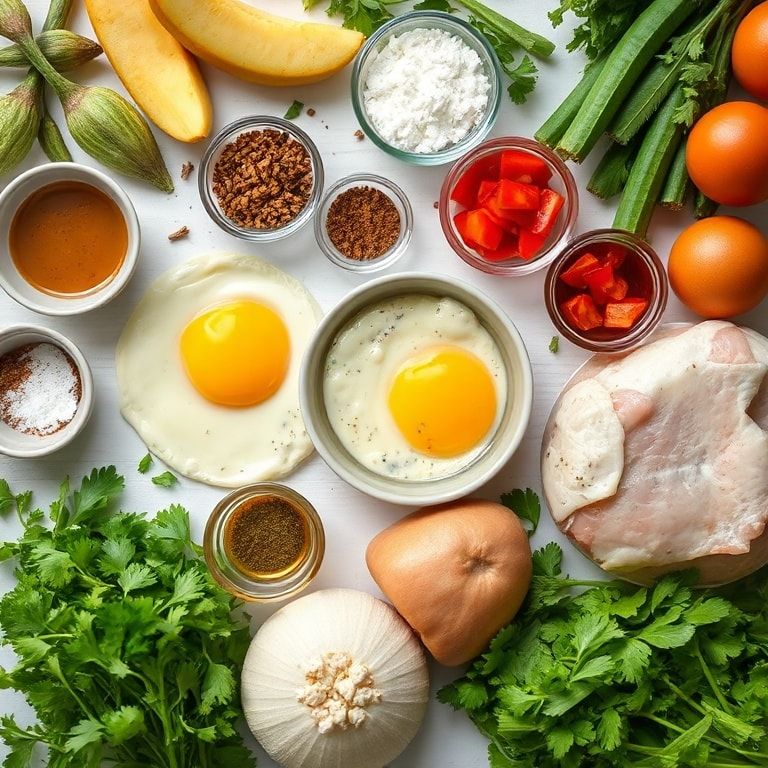 Ingredients for The Best Huevos Rancheros Cinco De Mayo Recipe – Easy Homemade Breakfast for the Whole Family