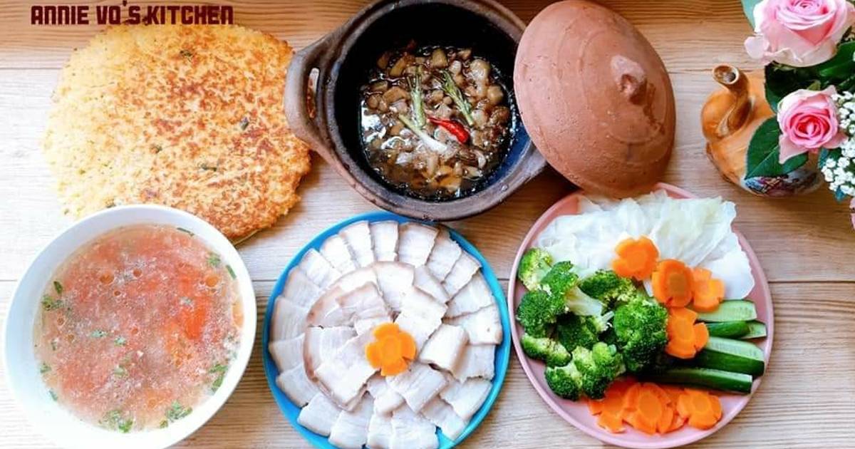 Bữa cơm thanh mát mùa hè