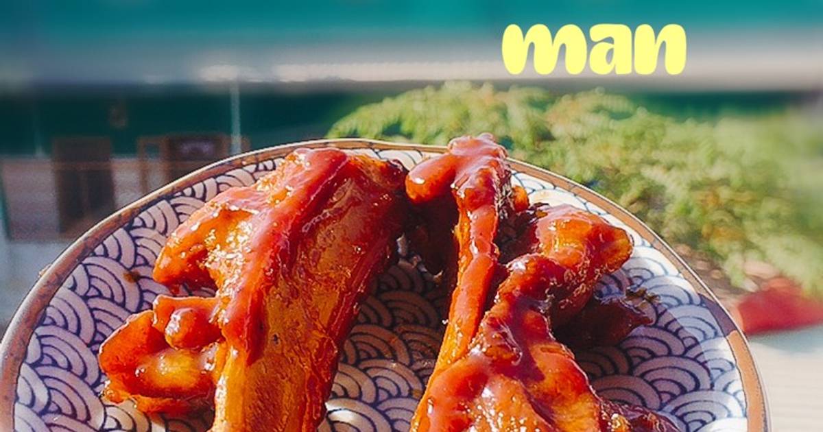 Sườn ram mặn - Bữa trưa của bé