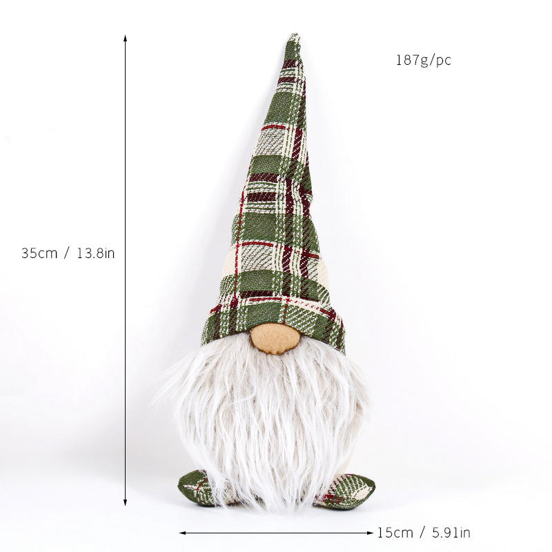Christmas elf figure, decorative fabric doll