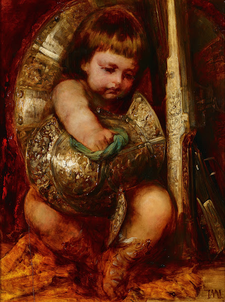 Putto Cleaning The Arms Of Mars 1869