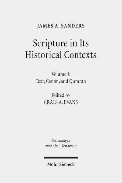 Scripture in Its Historical Contexts Volume 1