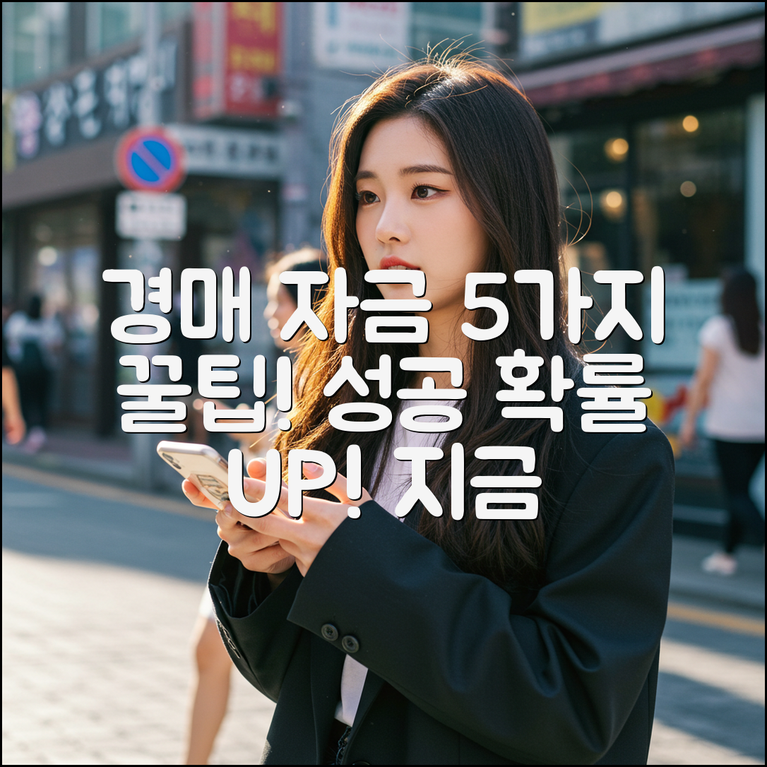 경매 자금 마련 5가지 성공 전략