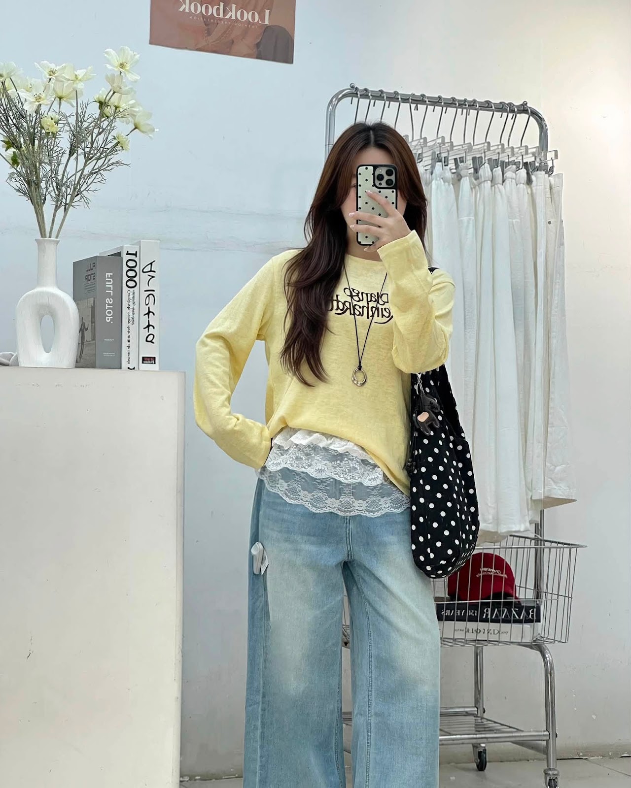 Áo thun dài tay in chữ Sune rainbom XONXEN SHOP 6606