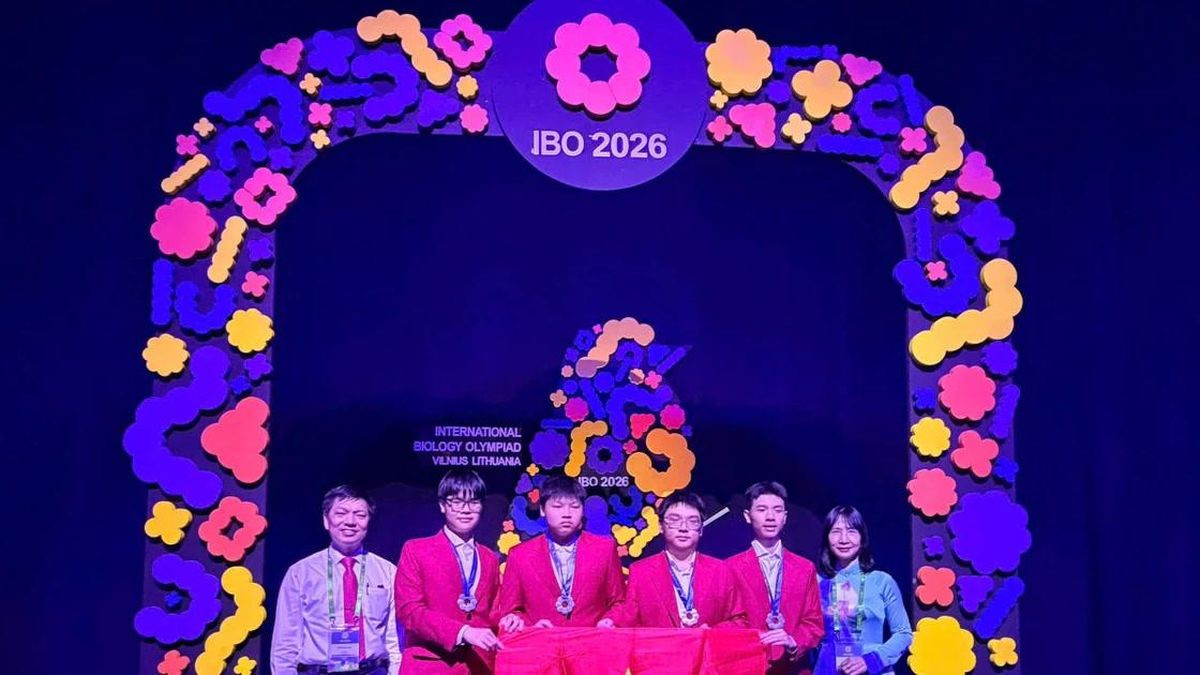 Đội tuyển Việt Nam đạt thành tích xuất sắc tại Olympic Sinh học quốc tế 2026 - Báo Tri thức &amp; Cuộc sống