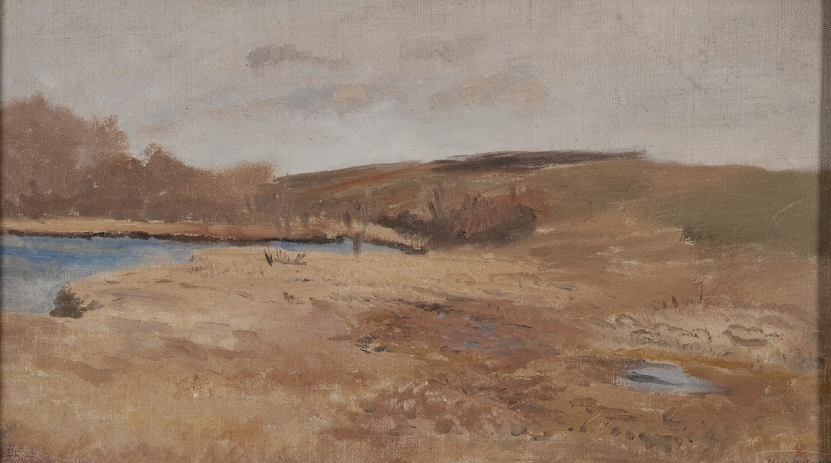Autumn landscape circa 1900