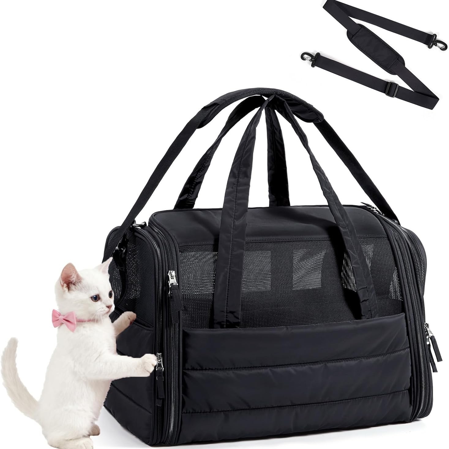 Rucksack für Hunde und Katzen, bis 7,5 kg, Oxford