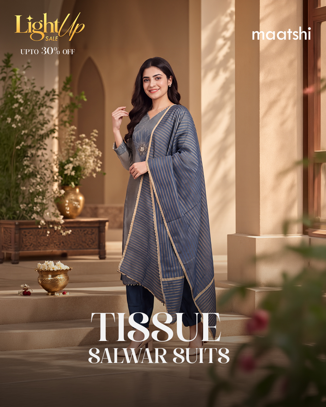 Tissue Salwar Suits