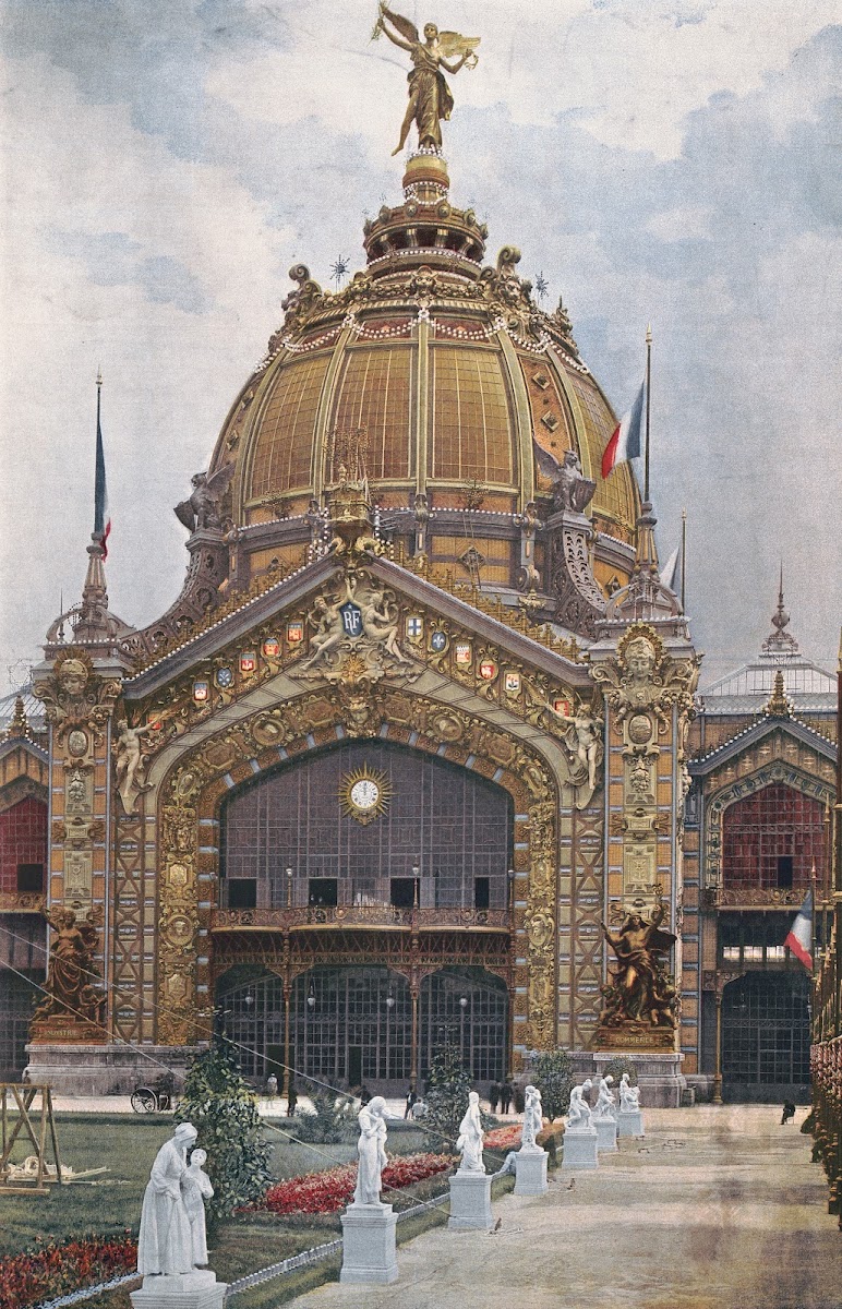 Le dome central du palais du champ mars 1889