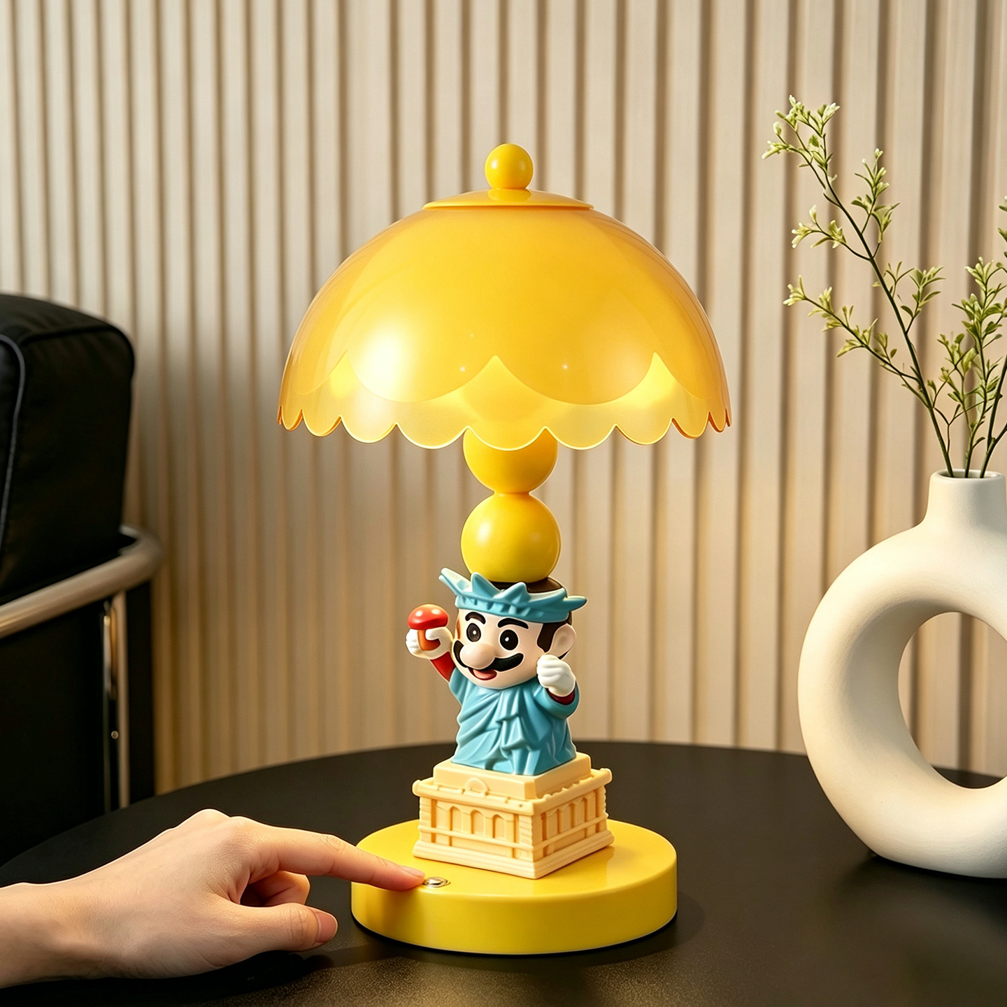 Super Mario Table Lamp, Cartoon Design