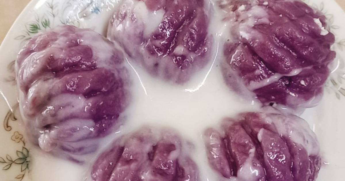 Bánh khoai tím nhân dừa