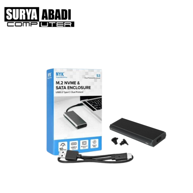 ENCLOSER SSD NYK S3 (M2+SATA)