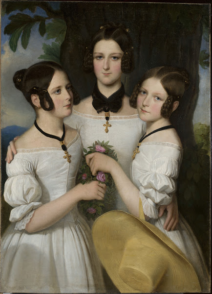 Portrait Of Three Girls 1839