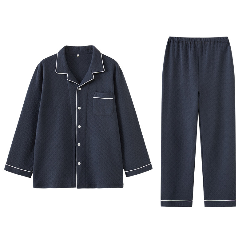 Warmer Unisex-Pyjama aus Luftpolster-Baumwolle
