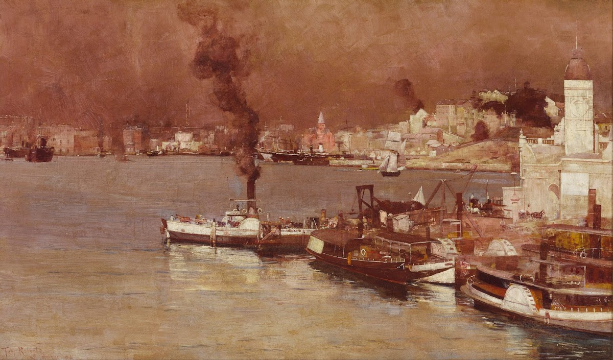 An autumn morning Milsons Point Sydney 1888