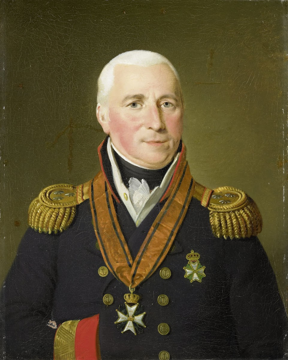 Portrait of Gerrit Verdooren 1757 1824 Vice admiral 1814   1820