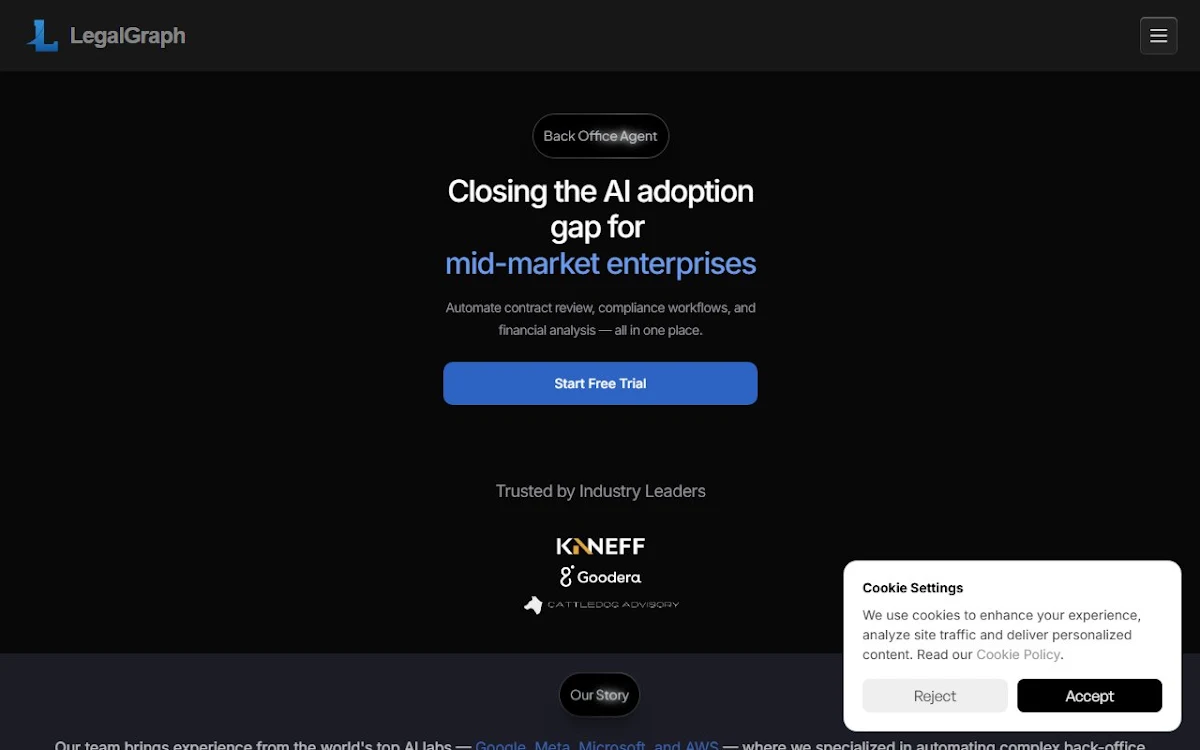 Captura de LegalGraph - AI Based Legal Assistant