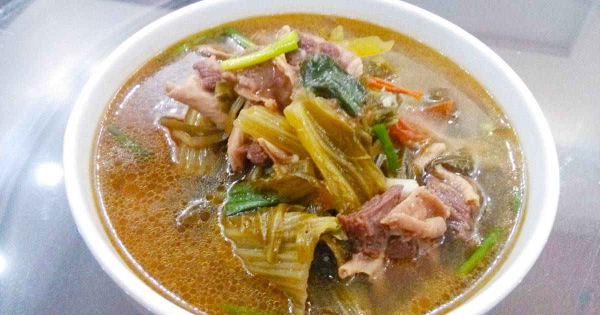 Canh thịt bò dưa cải