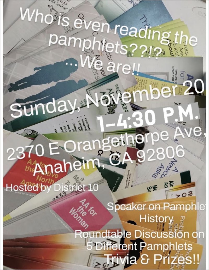 Flyer: Who is even READING the Pamphlets??!? We are!!!