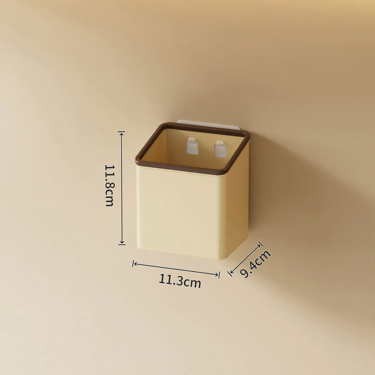 Magnetic kitchen storage box for refrigerator door