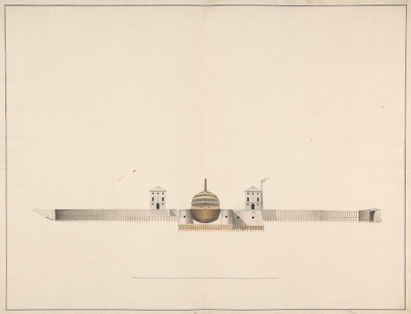 Tekening Van Het Dubbel Droogdok Te Hellevoetsluis C 1802