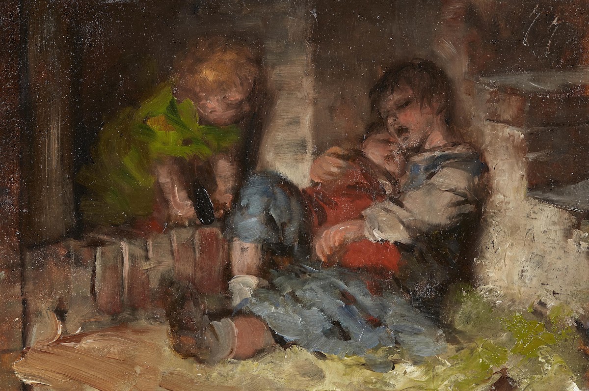Schlafende Kinder