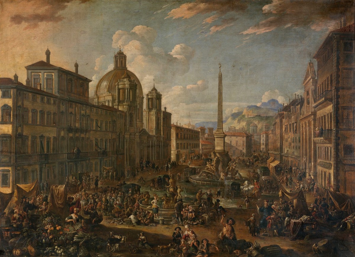 Piazza Navona in Rome 1680