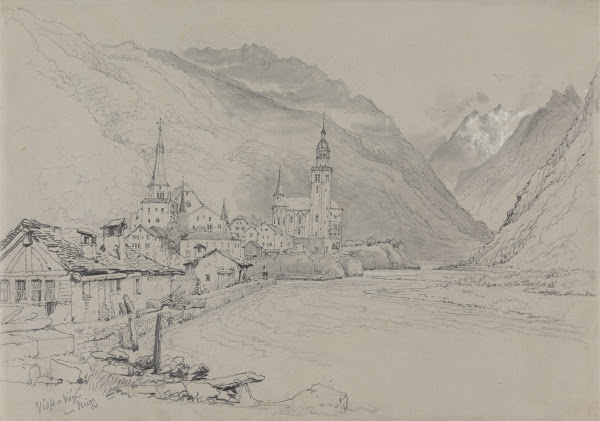 Visp or Viege near Brig after 1815